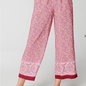 J. Jill silky soft wide leg crop NWT petite large